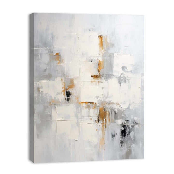 White Knife Art Abstract Painting 