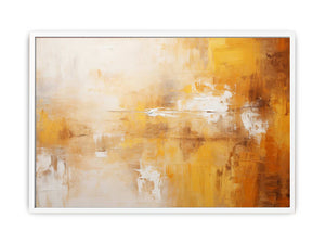 Abstract Brown Abstract Framed Print
