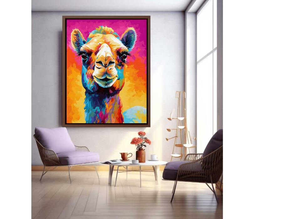 Camel Modern Art Painting