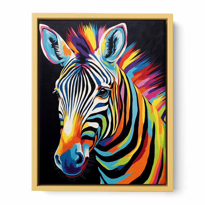 Modern Zebra   Streched canvas