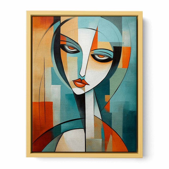 Cubist Woman  Streched canvas