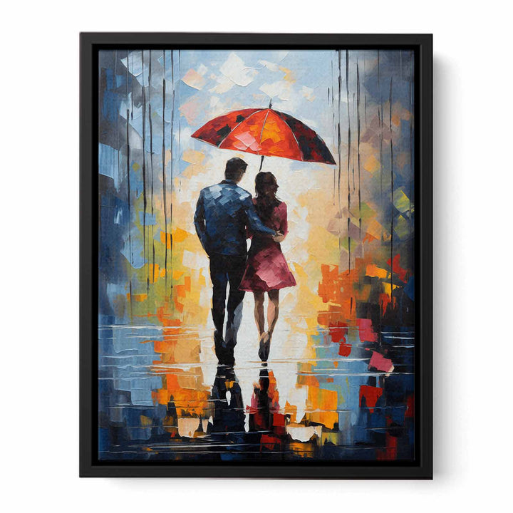 Two Hearts, One Pace  Canvas Print
