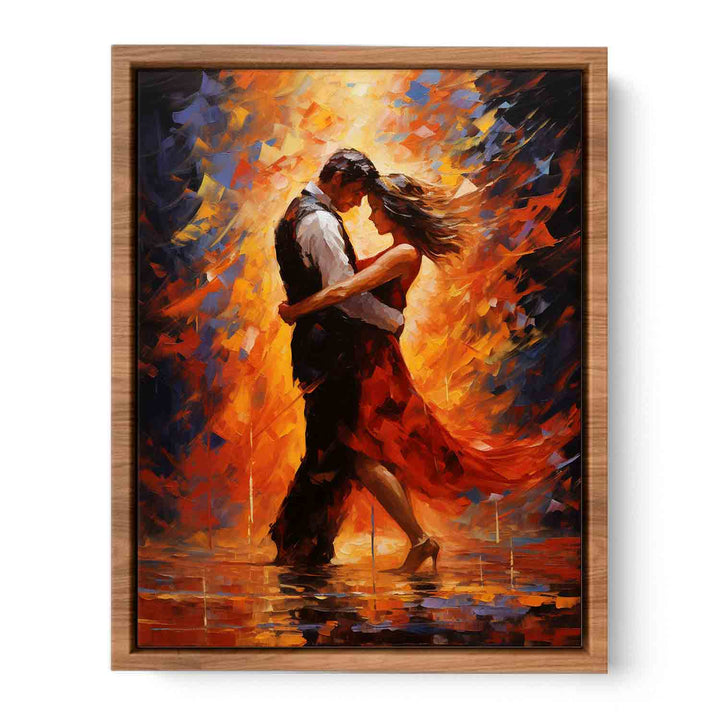 Kinetic Love: Dancing Couple Poster