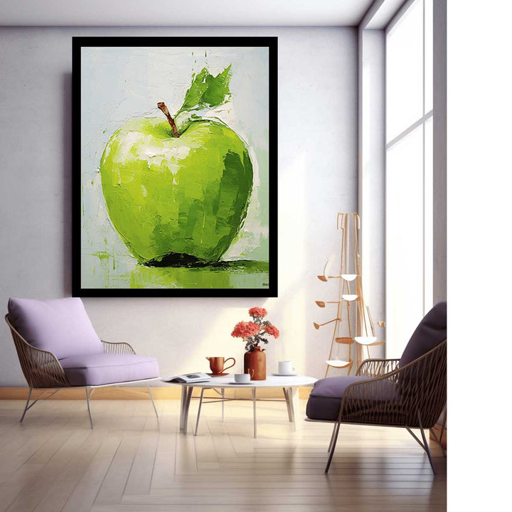 Green Apple Painting 