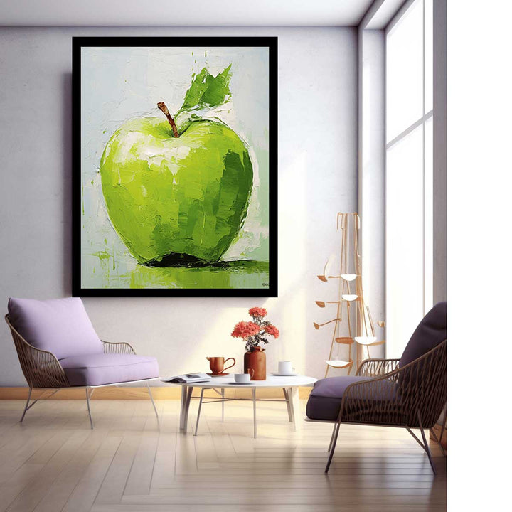 Green Apple Painting