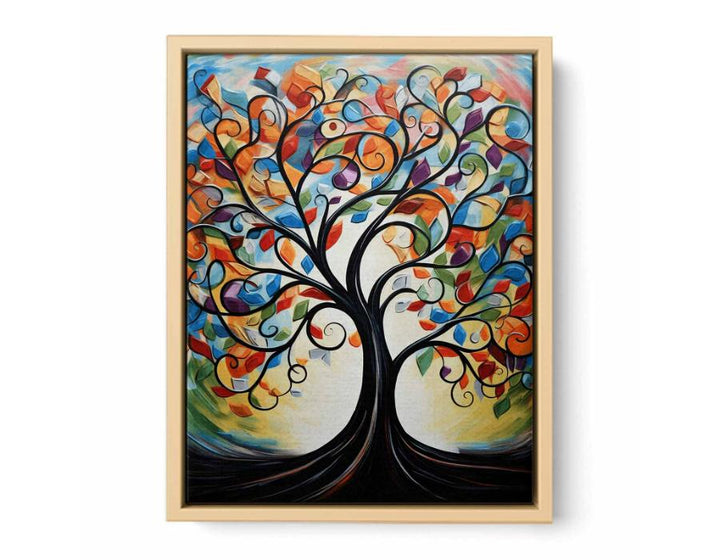 Tree Modern Painting  Framed Print