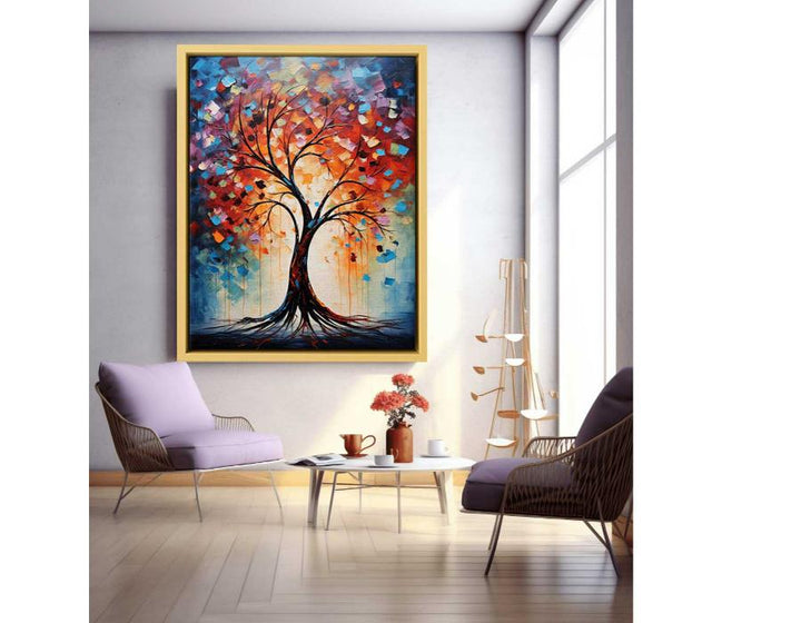 Tree Modern Art  Painting  