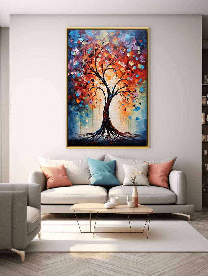 Tree Modern Art  Painting  