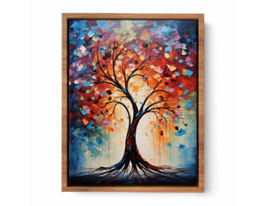 Tree Modern Art  Painting  Poster