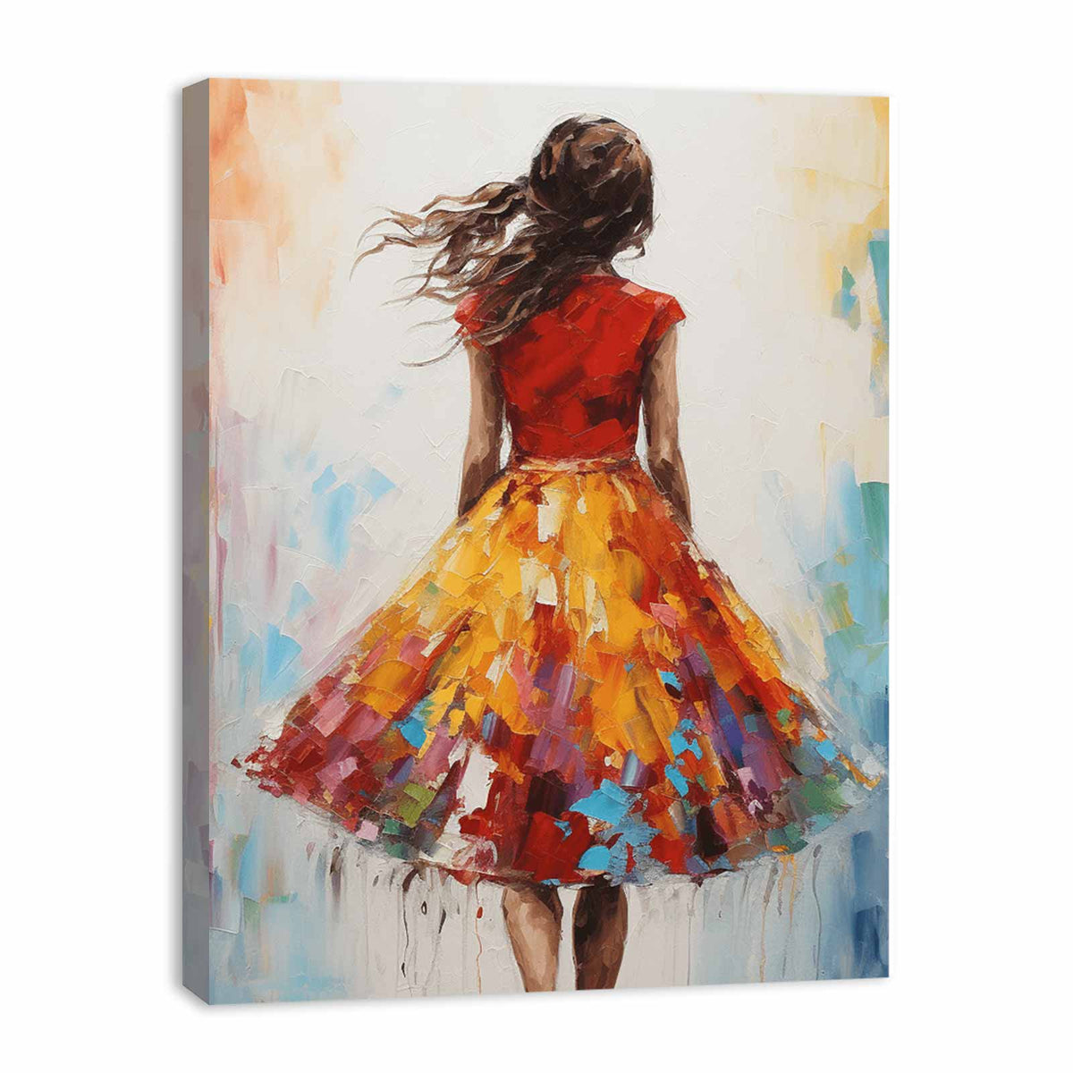 Chromatic Bloom Painting