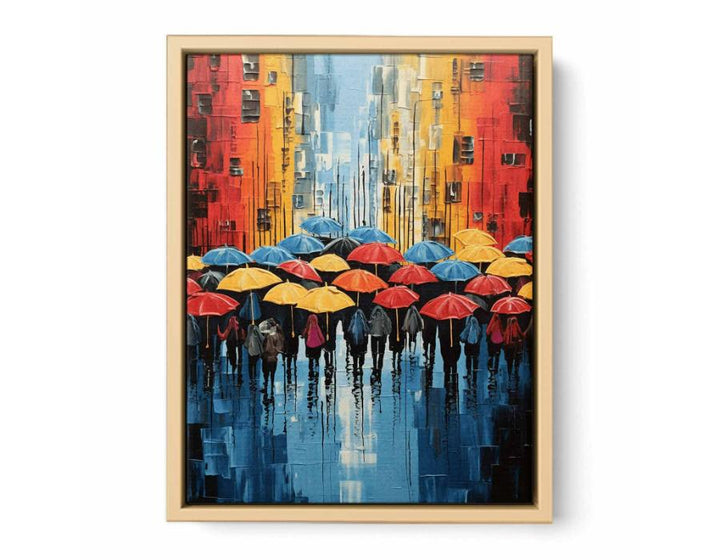 Umbrella  Modern Art  Painting   Art Print