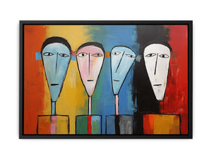 Cubist Portrait  Canvas Print
