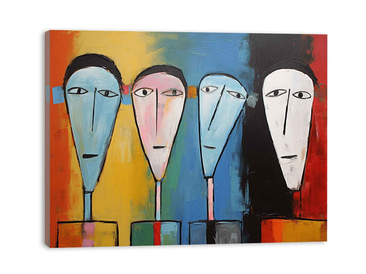 Cubist Portrait Painting