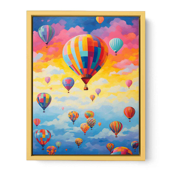 Hot Balloons   Streched canvas