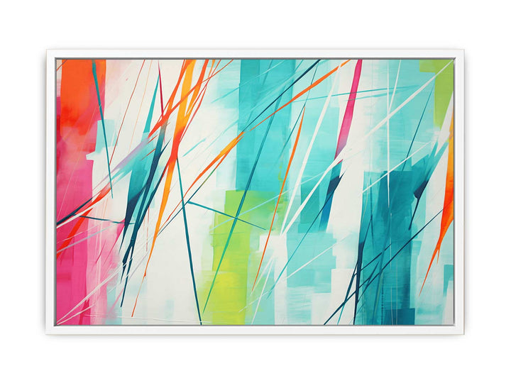Modern Art Multi Color Painting  Canvas Print