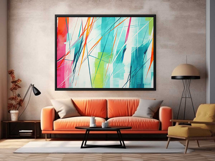 Modern Art Multi Color Painting  