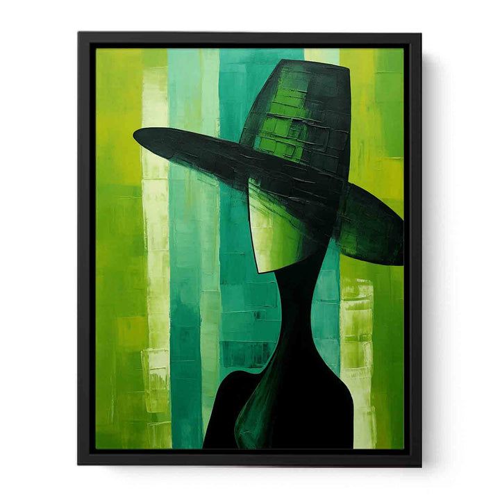 Emerald Fragments  Canvas Print