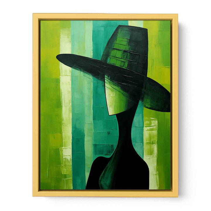 Emerald Fragments  Streched canvas