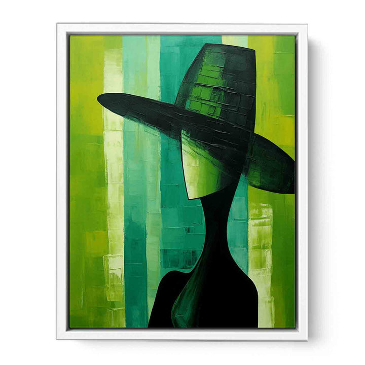 Emerald Fragments Framed Print