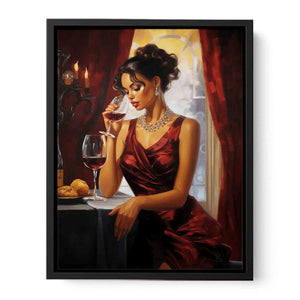 Evening Uncorked  Canvas Print