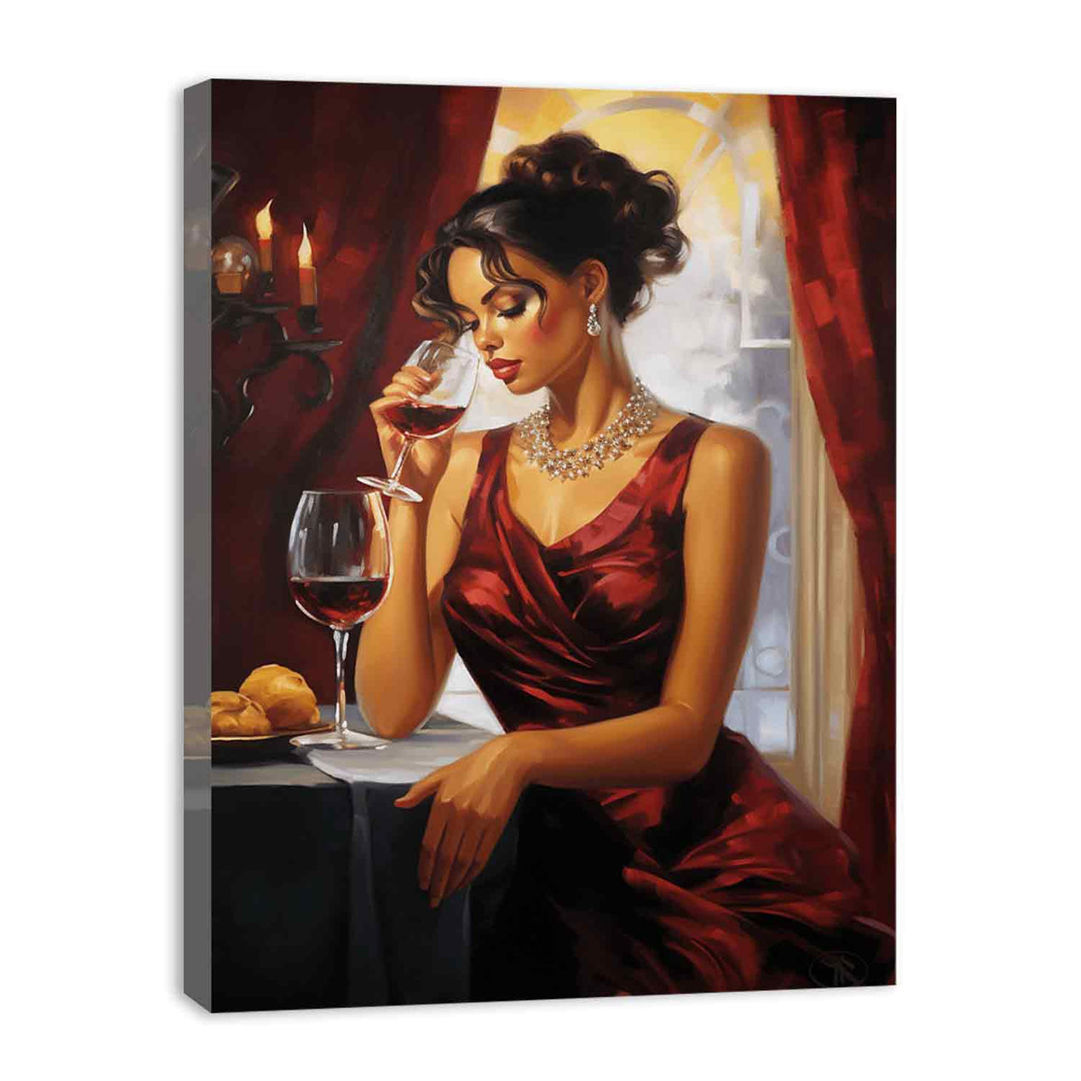 Evening Uncorked Painting