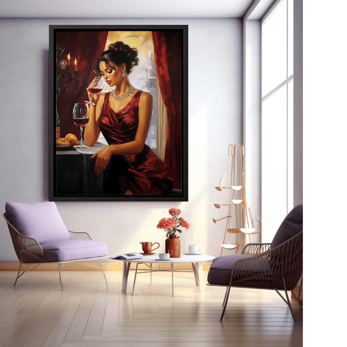Evening Uncorked Painting