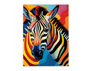 Two Zebra Striped Convergence