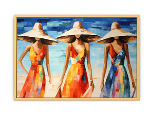 Chromatic Curves  Streched canvas