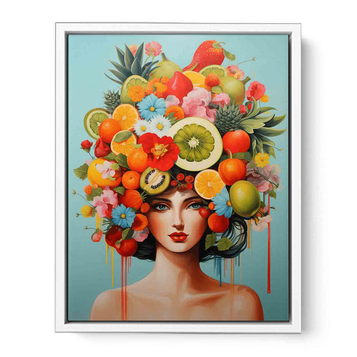 Flower head Framed Print