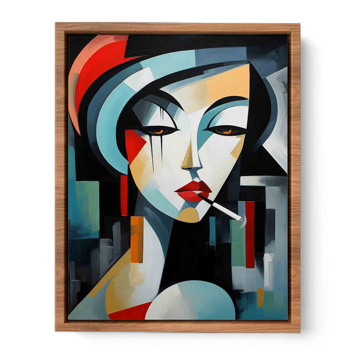 Female Modern Art Painting  
