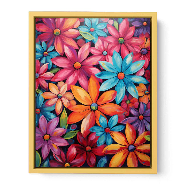 Vivid Bloom  Streched canvas