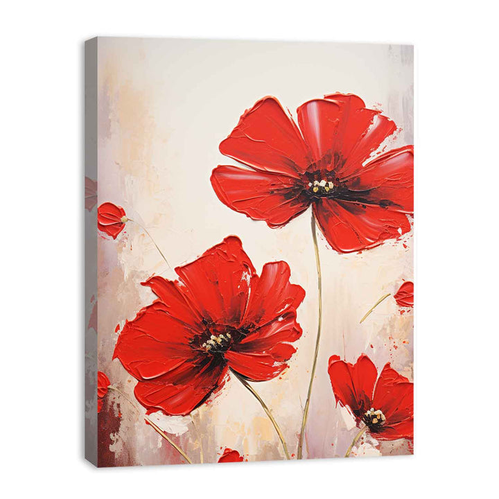 Red Flowers Painting