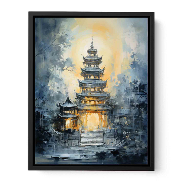 Zen in Wood  Canvas Print