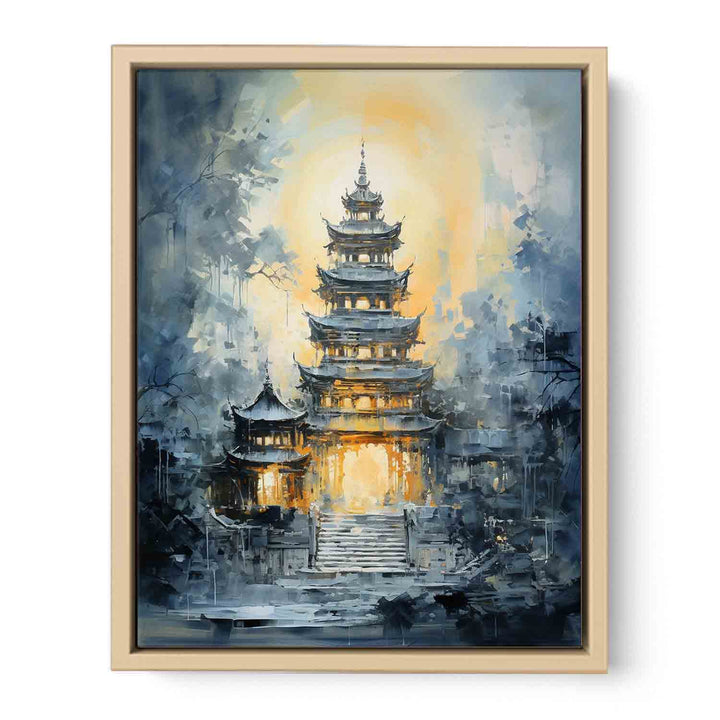 Zen in Wood  Art Print