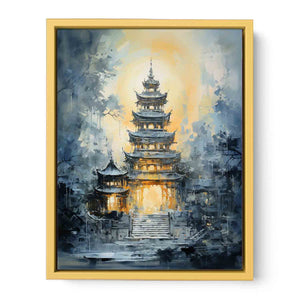 Zen in Wood  Streched canvas