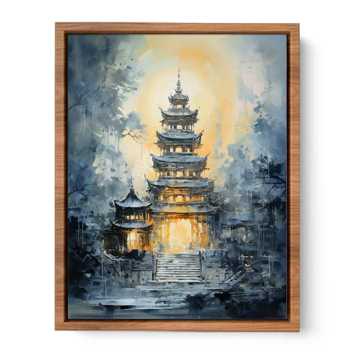 Zen in Wood Poster