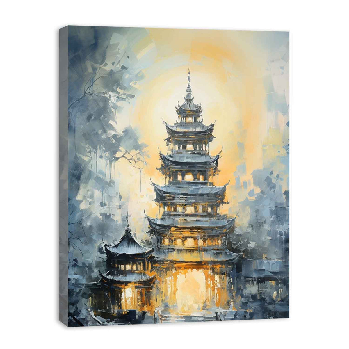 Zen in Wood Painting