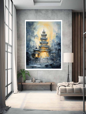 Zen in Wood Painting