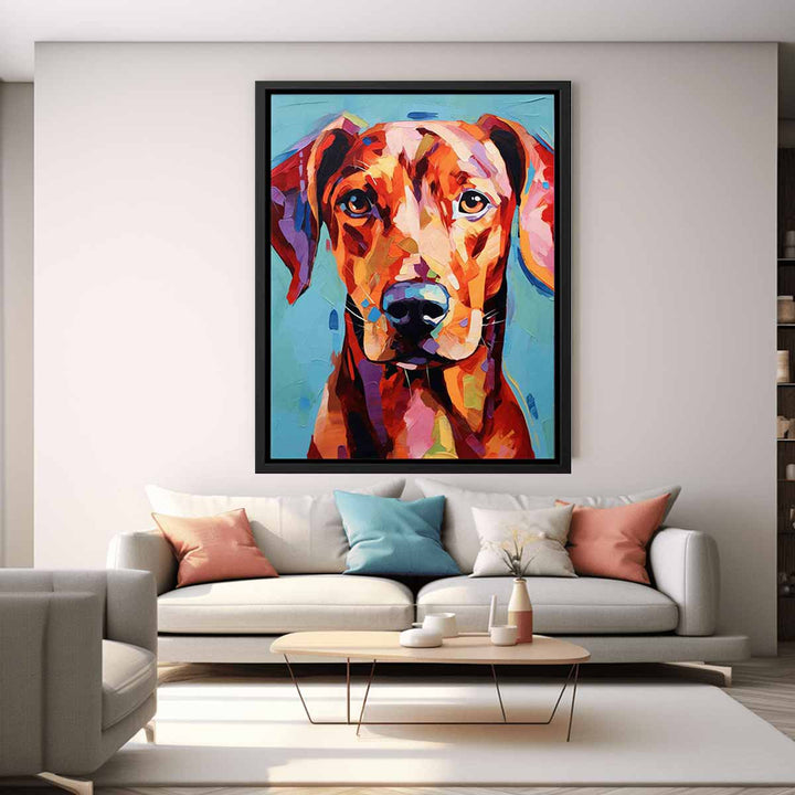 Red Dog  Painting