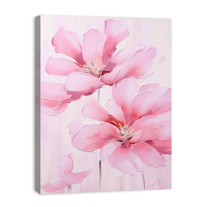 Pink Flower Modern Art  Painting  