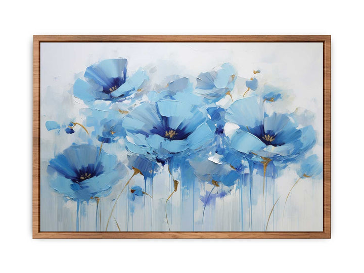 Blue Flower Modern Art  Painting  