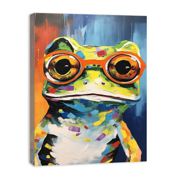 Frog  With Glasses Painting