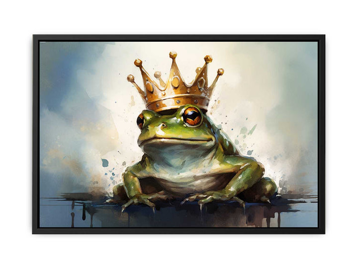 Frog Crown Modern Art Painting 