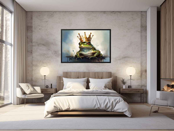 Frog Crown Modern Art Painting 