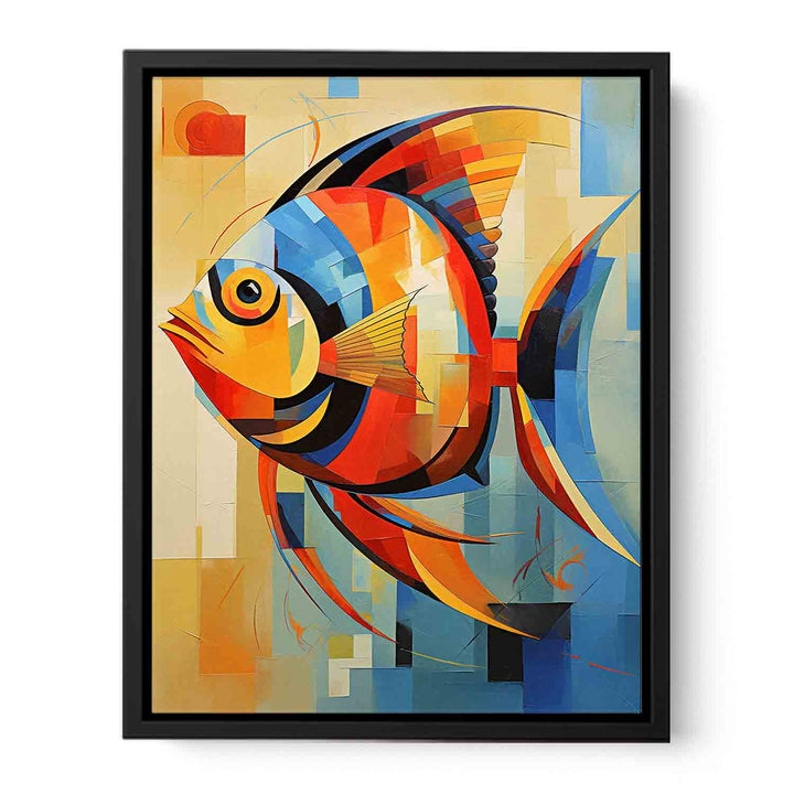 Fish Modern Art Painting  Canvas Print