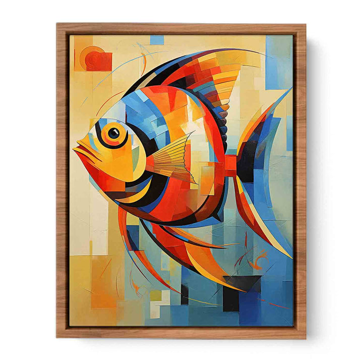 Fish Modern Art Painting Poster