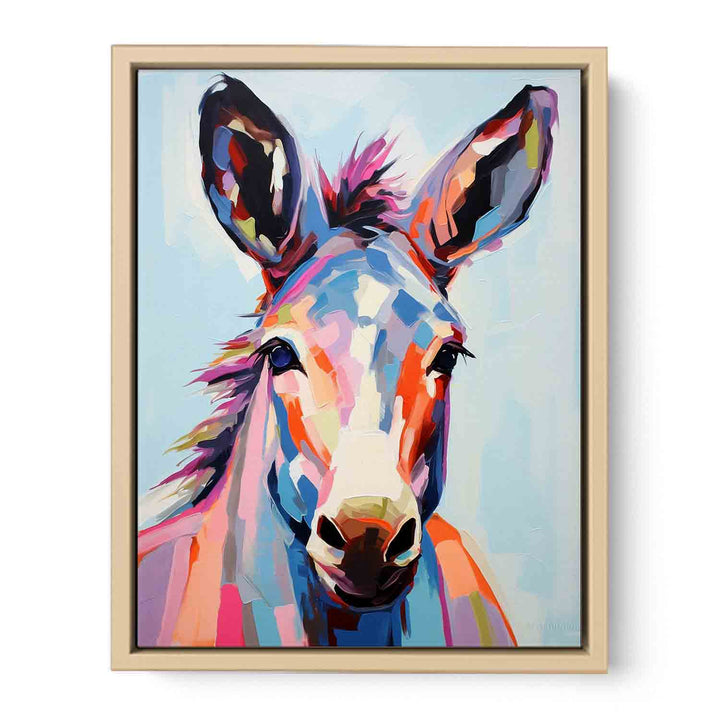 Modern Donkey   Art Print