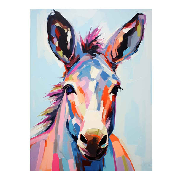 Modern Donkey Art Painting 