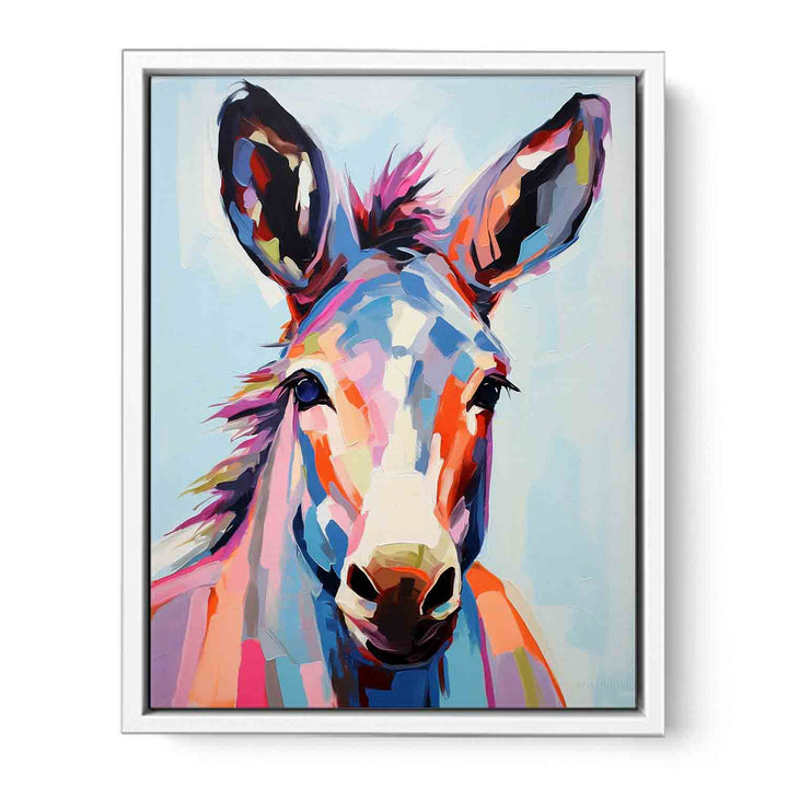 Modern Donkey  Framed Print