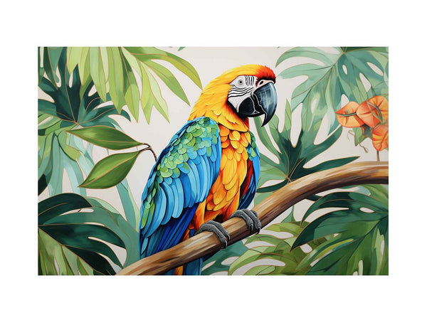 Modern Tropical Parrot
